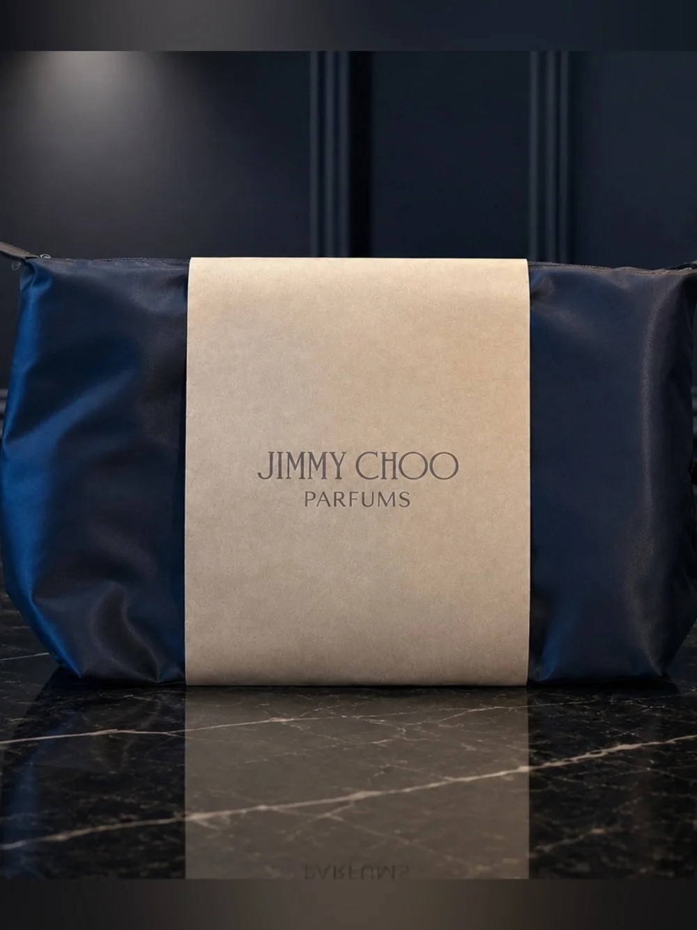Jimmy Choo Black Nylon Weekend Bag and Samples